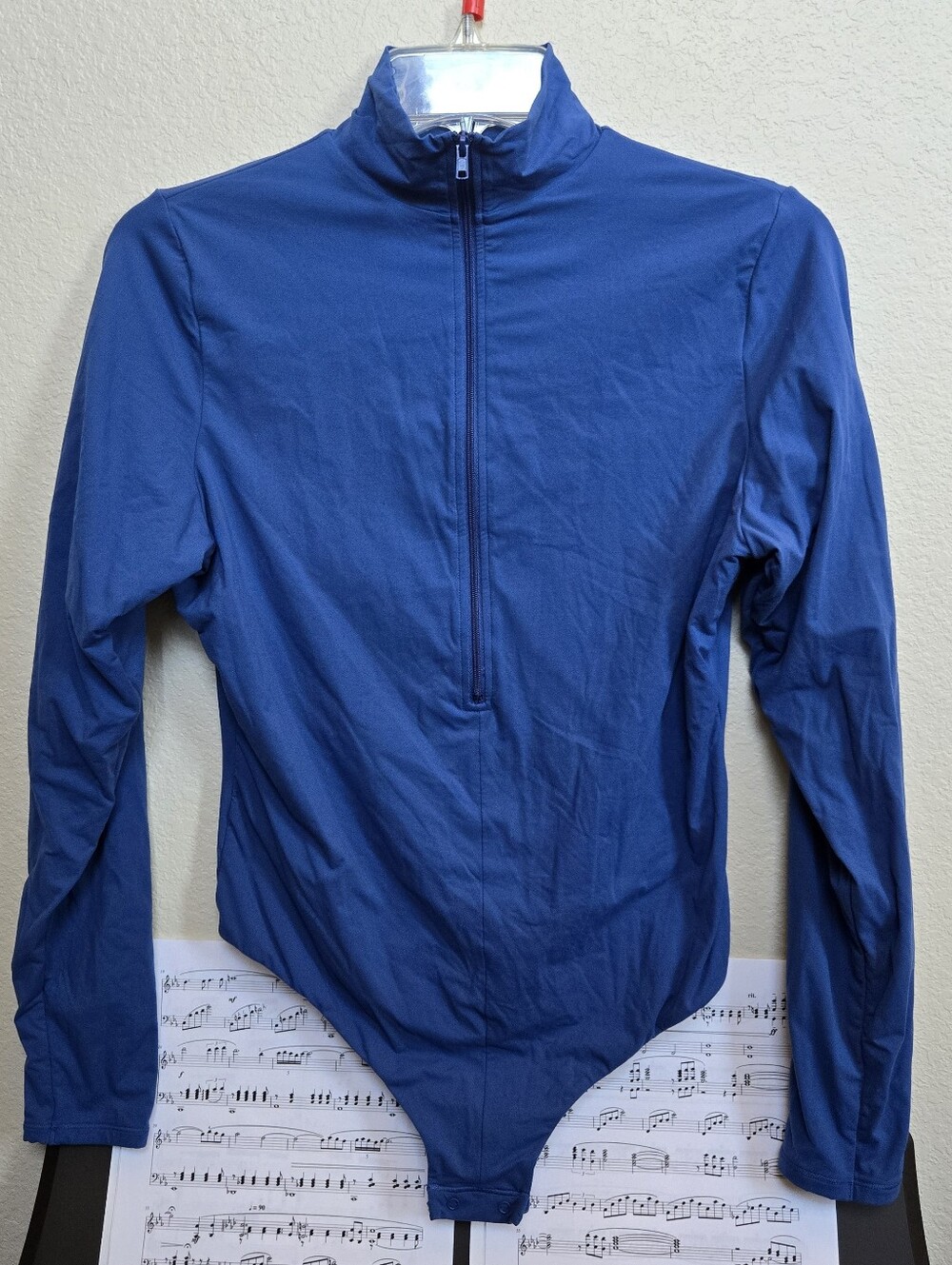 SKIMS Fits Everybody Zip Bodysuit | sapphire blue XL - Picture 2 of 5
